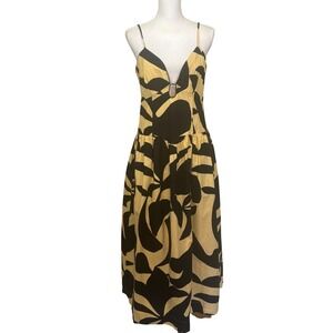 Mon Renn Surreal Cotton MaxiDress, Medium, resort, vacation, artistic, Australia